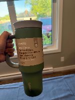 Owala Stainless Steel Triple Layer Insulated Travel Tumbler With Spill Resistant Lid, Straw, And Carry Handle 40 Oz