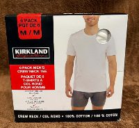 Kirkland Signature 6pack Men Crew Neck Tee - White