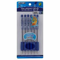 Ballpoint 6 pens 0.7mm blue